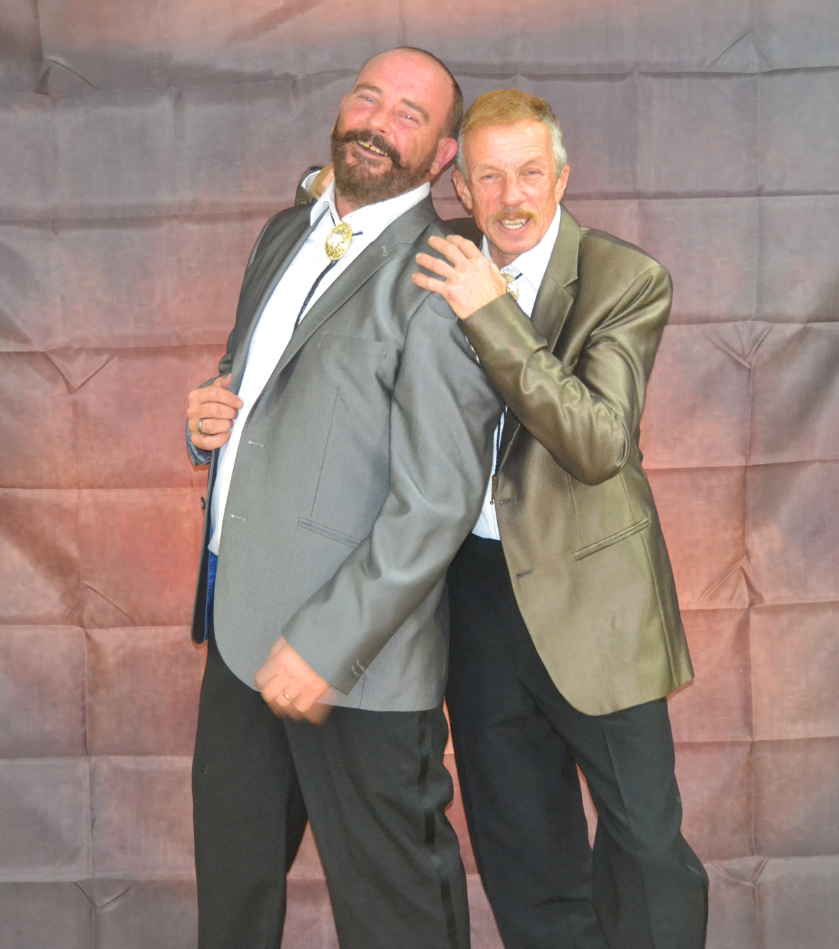 Suited and Booted prove that age is no limit to having fun with “Never Too Old To Thrust”
